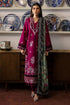 REPUBLIC WOMENSWEAR - 3PC DHANAK EMBROIDERED SHIRT WITH TWILL PRINTED SHAWL AND TROUSER - HML2403
