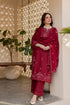 BATIK - 3PC LAWN EMBROIDERED SHIRT WITH CHIFFON EMBROIDERED DUPATTA AND TROUSER - HML2834