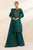 SAPPHIRE - 3PC DHANAK EMBROIDERED SHIRT WITH DHANAK EMBROIDERED SHAWL AND TROUSER - Hml2381