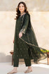 LAZULI - 3PC DHANAK EMBROIDERED SHIRT WITH DHANAK EMBROIDERED DUPATTA AND TROUSER - HML2425