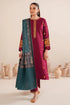 GARNET - 3PC LAWN EMBROIDERED SHIRT WITH MANAAR PRINTED DUPATTA AND TROUSER - HML2102