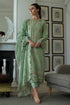 SOBIA NAZIR - 3PC LAWN EMBROIDERED SHIRT WITH CHIFFON PRINTED DUPATTA AND TROUSER - HML2900