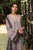 SAPPHIRE - 3PC DHANAK EMBROIDERED SHIRT WITH TWILL PRINTED SHAWL AND TROUSER - Hml2413
