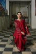 URGE - 2PC DHANAK EMBROIDERED SHIRT WITH DHANAK EMBROIDERED TROUSER - HML2325