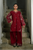 URGE - 2PC DHANAK EMBROIDERED SHIRT WITH DHANAK EMBROIDERED TROUSER - HML2325