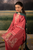 URGE - 3PC DHANAK EMBROIDERED SHIRT WITH TWILL PRINTED SHAWL AND TROUSER - Hml2385