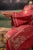 URGE - 3PC DHANAK EMBROIDERED SHIRT WITH TWILL PRINTED SHAWL AND TROUSER - Hml2385