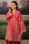 URGE - 3PC DHANAK EMBROIDERED SHIRT WITH TWILL PRINTED SHAWL AND TROUSER - Hml2385