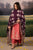 URGE - 3PC DHANAK EMBROIDERED SHIRT WITH TWILL PRINTED SHAWL AND TROUSER - HML2389