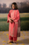 URGE - 3PC DHANAK EMBROIDERED SHIRT WITH TWILL PRINTED SHAWL AND TROUSER - HML2389
