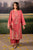 URGE - 3PC DHANAK EMBROIDERED SHIRT WITH TWILL PRINTED SHAWL AND TROUSER - HML2389
