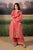 URGE - 3PC DHANAK EMBROIDERED SHIRT WITH TWILL PRINTED SHAWL AND TROUSER - HML2389