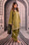 URGE - 3PC DHANAK EMBROIDERED SHIRT WITH TWILL PRINTED SHAWL AND TROUSER - Hml2367
