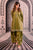 URGE - 3PC DHANAK EMBROIDERED SHIRT WITH TWILL PRINTED SHAWL AND TROUSER - Hml2367
