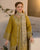 JADE - 3PC LAWN EMBROIDERED SHIRT WITH CHIFFON PRINTED DUPATTA AND TROUSER - HMl2269