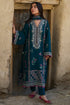 ZAHA - 3PC DHANAK EMBROIDERED SHIRT WITH DHANAK EMBROIDERED SHAWL AND TROUSER - Hml2316