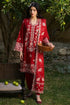 ZAHA - 3PC DHANAK EMBROIDERED SHIRT WITH DHANAK EMBROIDERED SHAWL AND TROUSER - HML2029