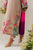 VINTAGE - 3PC DHANAK EMBROIDERED SHIRT WITH TYE AND DYE CHIFFON DUPATTA AND TROUSER - HML2466