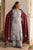 IMAGE - 3PC DHANAK EMBROIDERED SHIRT WITH DHANAK EMBROIDERED SHAWL AND TROUSER - HML2447