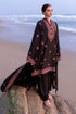 CROSS STITCH - 3PC DHANAK EMBROIDERED SHIRT WITH DHANAK EMBROIDERED SHAWL AND TROUSER - HML2530