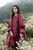 FLORENT - 3PC DHANAK EMBROIDERED SHIRT WITH TWILL PRINTED DUPATTA AND TROUSER - Hml2324