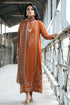 IZEL - 3PC DHANAK EMBROIDERED SHIRT WITH DHANAK EMBROIDERED SHAWL AND TROUSER - HML2427