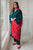 MARIA B - 3PC LAWN CHIKANKAARI EMBROIDERED SHIRT WITH CHUNRI PRINTED DUPATTA AND TROUSER - HML2194