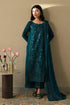 ZAIB - 3PC LAWN EMBROIDERED SHIRT WITH CHIFFON EMBROIDERED DUPATTA AND TROUSER - HML2641