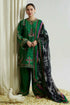 ZARA SHAHJAHAN - 3PC DHANAK EMBROIDERED SHIRT WITH TWILL PRINTED SHAWL AND TROUSER - HML1790