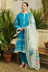 ZARA SHAH JAHAN - 3PC LAWN EMBROIDERED SHIRT WITH DIAMOND PRINTED DUPATTA AND TROUSER - HML1641