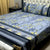 Premium 3PC Cotton Double Bed Bedsheet in grey HML10008