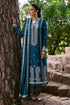 REPUBLIC WOMEN'S WEAR - 3PC DHANAK EMBROIDERED SHIRT WITH DHANAK EMBROIDERED SHAWL AND PRINTED TROUSER - Hml2312