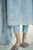 CROSS STITCH - 3PC DHANAK EMBROIDERED SHIRT WITH TWILL PRINTED SHAWL AND TROUSER - Hml2322
