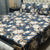 Comfort 3PC Cotton Double Bed Bedsheet in blue & white flower print HML100011