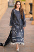 MARIA B - 3PC LAWN EMBROIDERED SHIRT WITH CHIFFON EMBROIDERED DUPATTA AND TROUSER - Hml1668