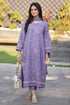 LIBAAS - 3PC DHANAK EMBROIDERED SHIRT WITH CHIFFON EMBROIDERED DUPATTA AND TROUSER - HML2471