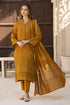MIRAKHI - 3PC LAWN CHIKANKAARI EMBROIDERED SHIRT WITH JACQUARD PRINTED DUPATTA AND TROUSER - Hml2135