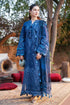 JADE - 3PC LAWN CHIKANKAARI EMBROIDERED SHIRT WITH CHIFFON PRINTED DUPATTA AND TROUSER - HML2809