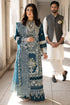 MAHNUR - 3PC LAWN EMBROIDERED SHIRT WITH KHADI NET EMBROIDERED DUPATTA AND TROUSER - HML2631