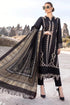 MARIA B - 3PC LAWN EMBROIDERED SHIRT WITH PRINTED DUPATTA AND TROUSER - HML1480