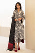 BAROQUE - 3PC KARANDI PRINTED SHIRT WITH KARANDI PRINTED DUPATTA AND TROUSER - HML1376