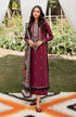 SERAN - 3PC DHANAK EMBROIDERED SHIRT WITH PRINTED SHAWL AND TROUSER - HML1521