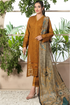 CHARIZMA - 3PC LAWN EMBROIDERED CHIKANKARI SHIRT WITH DIAMOND DIGITAL PRINTED DUPATTA - HML1037