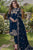 Azure - 3PC Velvet Heavy Embroidered Shirt With Velvet Heavy Embroidered Shawl - HML1303