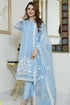 MARIA B- 3PC ORGANZA EMBROIDERED SHIRT WITH ORGANZA EMBROIDERED DUPPATA AND TROUSER - HML1143