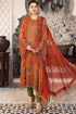 ZAINAB CHOTTANI - 3PC DHANAK EMBROIDERED SHIRT WITH DHANAK EMBROIDERED DUPATTA AND TROUSER - Hml1517