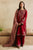ZARA SZARA SHAH JAHAN - 3PC DHANAK EMBROIDERED SHIRT WITH TWILL PRINTED DUPATTA AND TROUSER - HML1503
