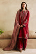 ZARA SZARA SHAH JAHAN - 3PC DHANAK EMBROIDERED SHIRT WITH TWILL PRINTED DUPATTA AND TROUSER - HML1503